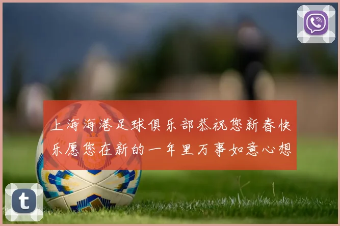 上海海港足球俱乐部恭祝您新春快乐愿您在新的一年里万事如意心想事成