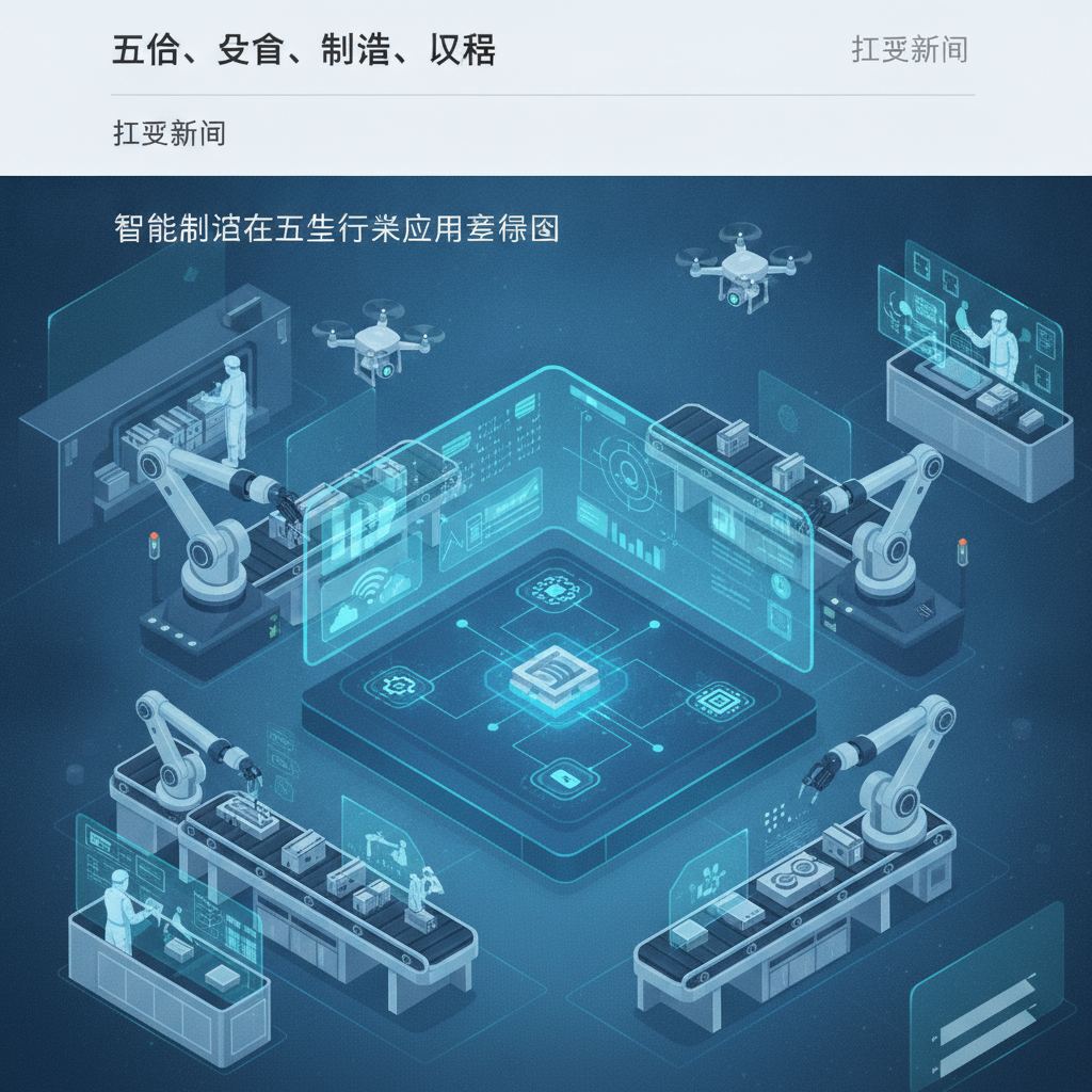 智能制造在五金行业的应用示意图